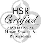 HSR Certified Professional Home Stager & Redesigner badge;sustainable design healthy environment